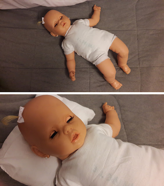 boneca meu bebê consertada