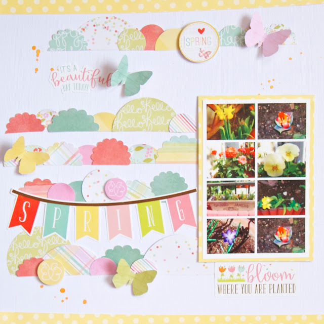 Love The Journey Using Circle Punches On A Layout