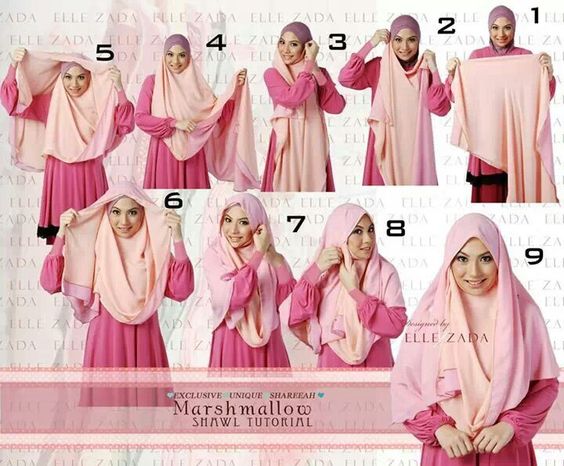 Cara Pakai Tudung Bawal Terkini 2017 Cara Pakai Tudung Bawal Terkini 2017