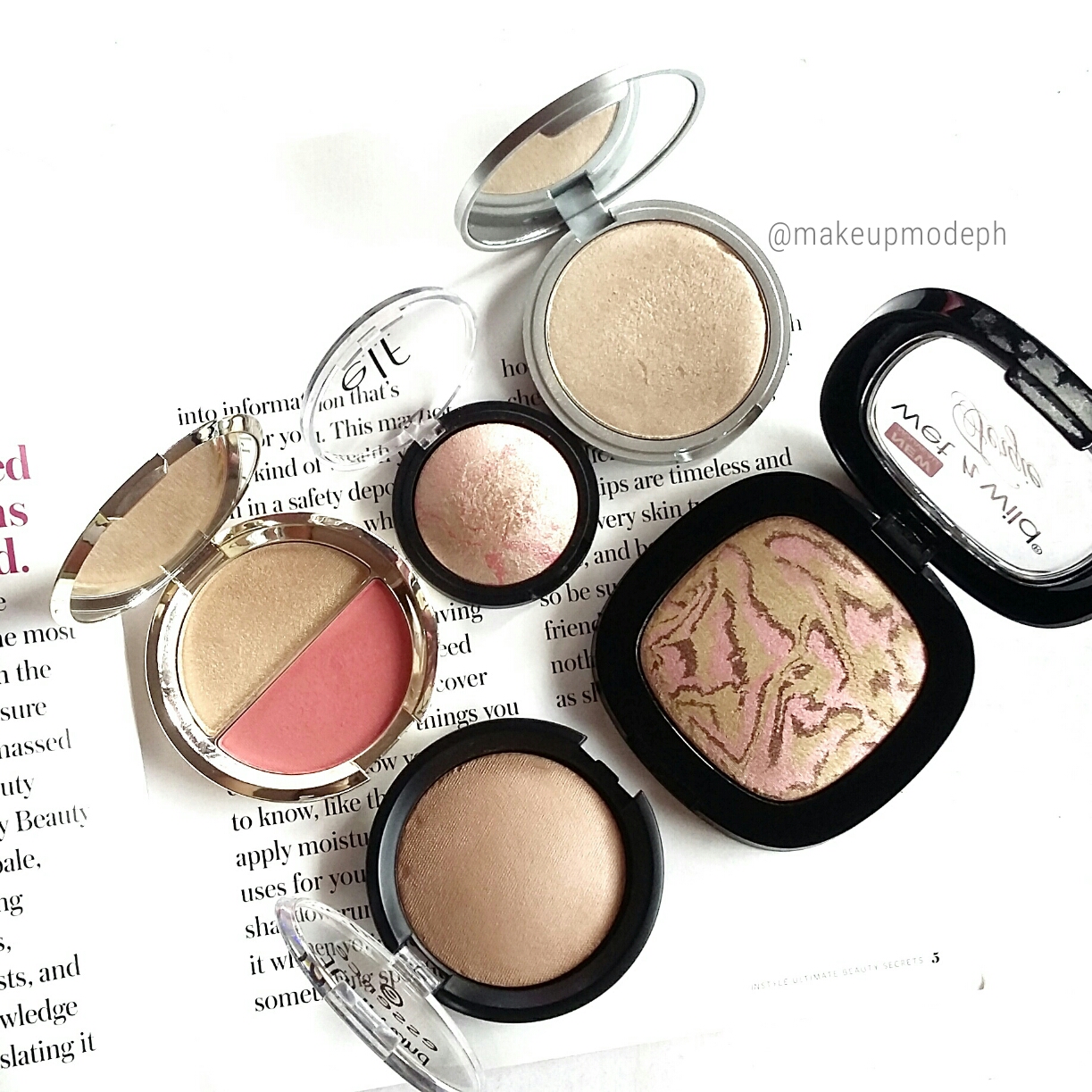 Makeupmodeph Highlighter Collection (Top highlighter picks)