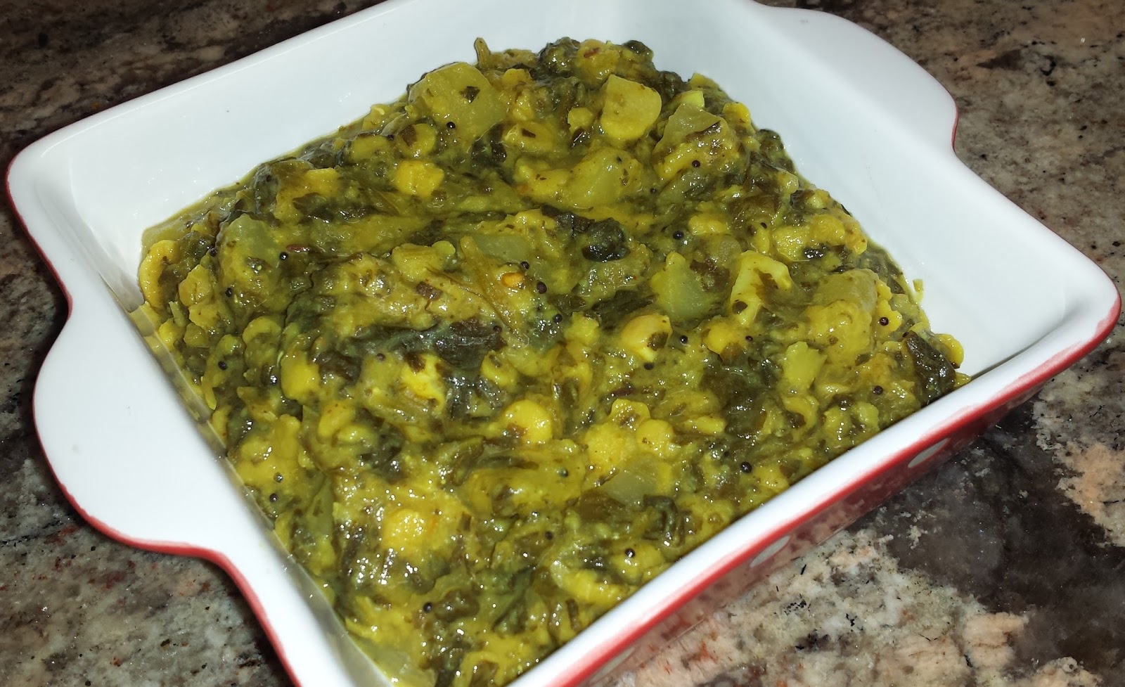 Indian Khana, Made Easy March Lentil Madness Spinach and Mango Dal