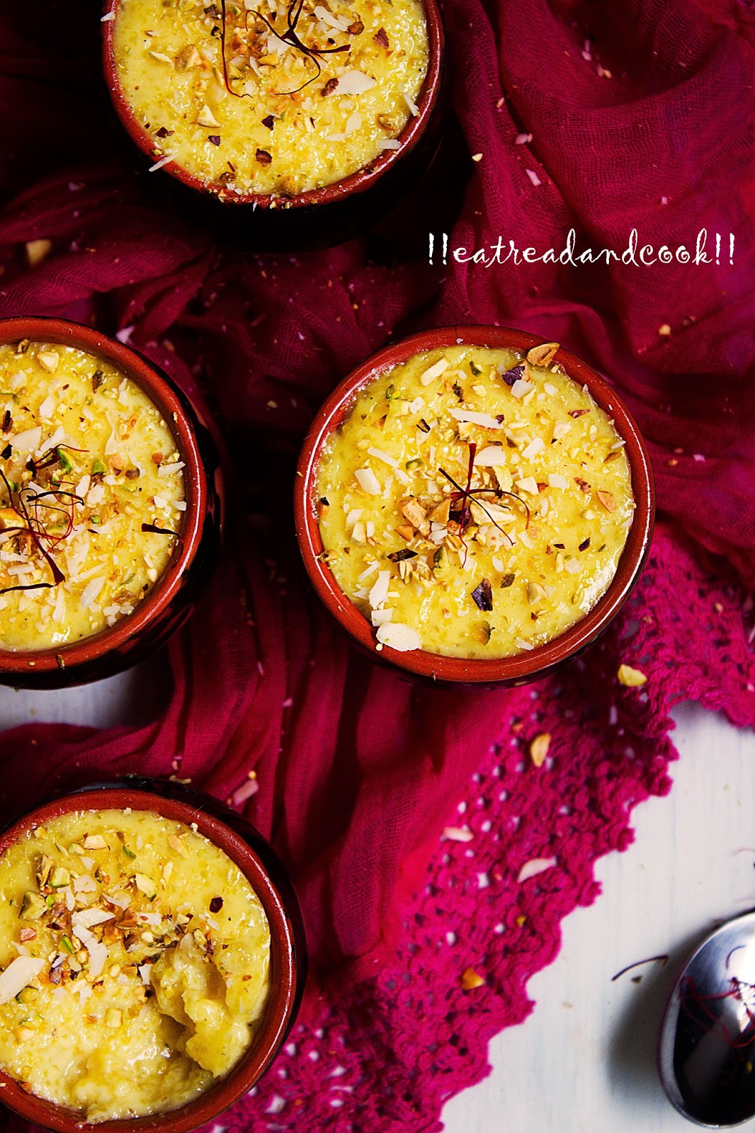 Firni Rezept, Firni Ramadan Dessert