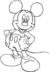 mickey mouse draw drawing easy simple face central