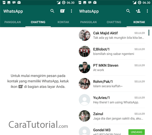Aplikasi WhatsApp Messenger for Android