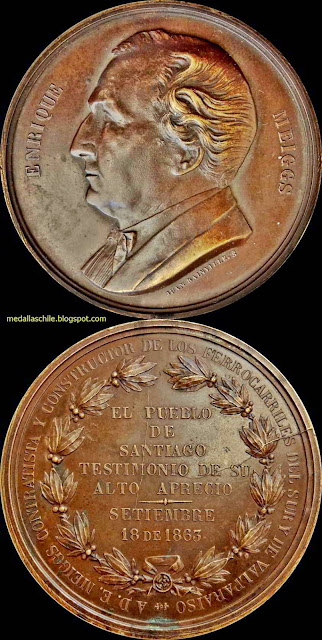 Medalla a  Enrique Meiggs