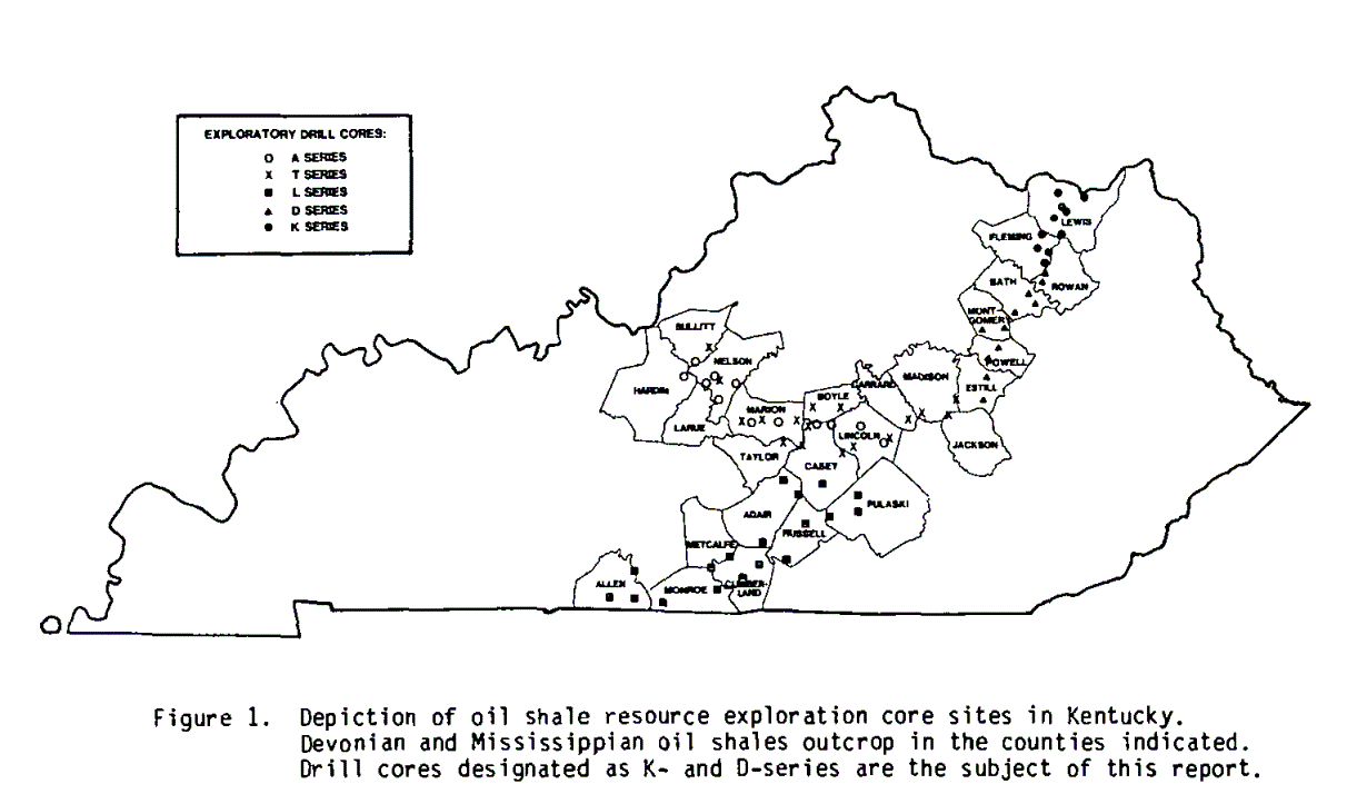 Kentucky Oil Chronicles Eastern Kentucky Oil Counties
