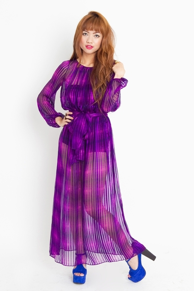 long sleeved maxi dress outfit appear as a need