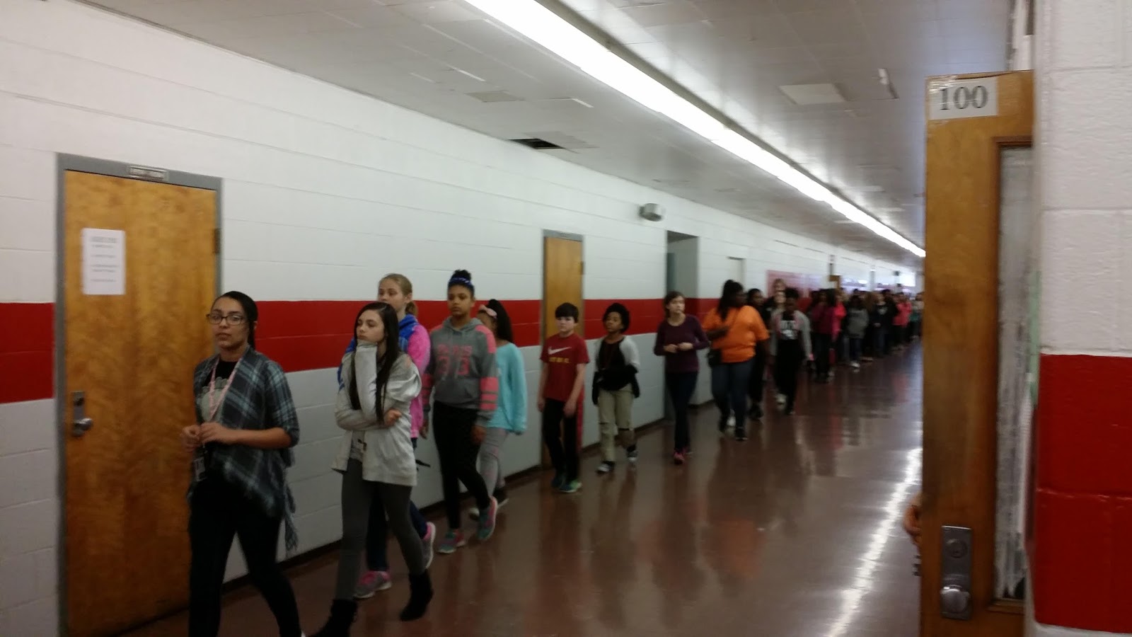 Talking Taylor Schools WEST MIDDLE SCHOOL joins in student march