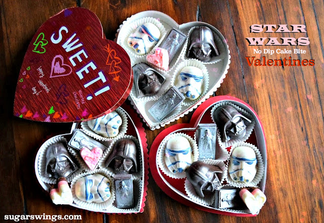 Star Wars Valentines - no dip chocolates