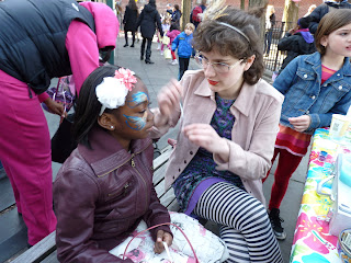 Photo face painting, by MK Metz. Pierrepont Playground, Brooklyn 2013