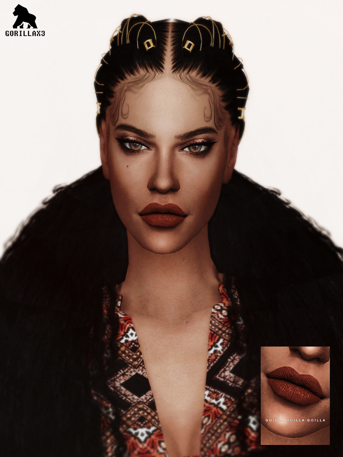 Matte lipstick 01 Gorilla X3