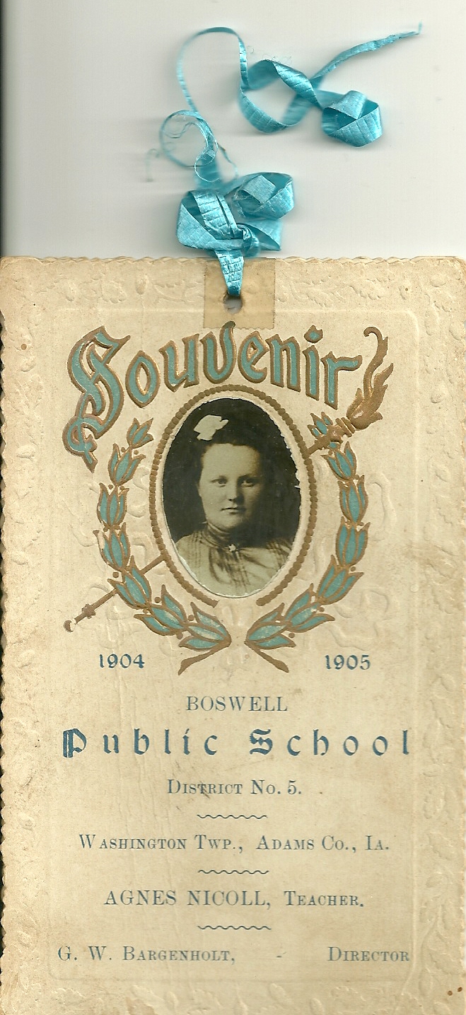 CHANCES R..... School Souvenir Booklets