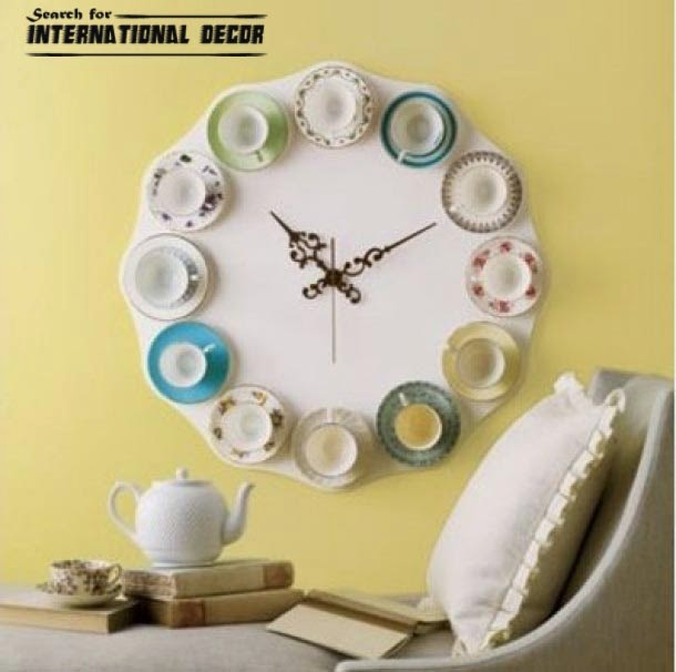 diy wall clock, cool wall clocks,creative wall clocks,cool kitchen clock