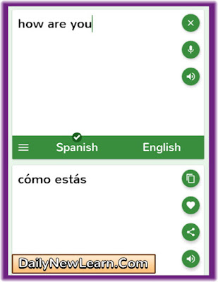 Translate english to Spanish to English | free online Spanish translator