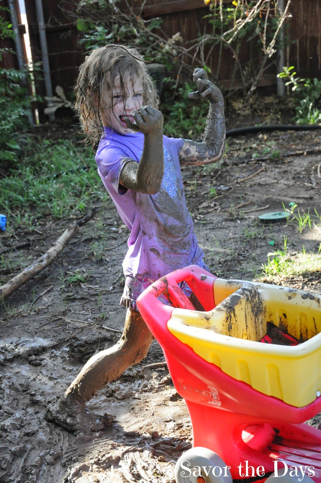 Savor The Days: Playing in the Mud