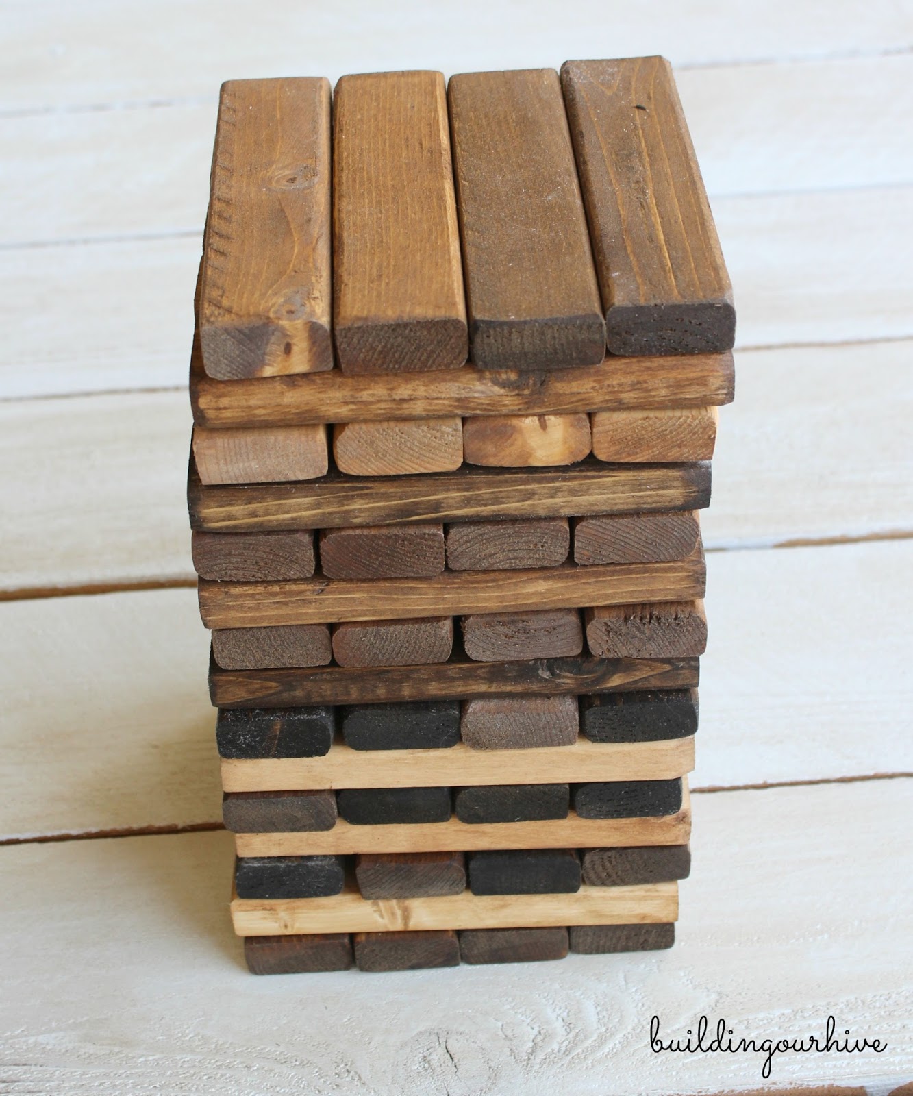 Building Our Hive Super Size Jenga