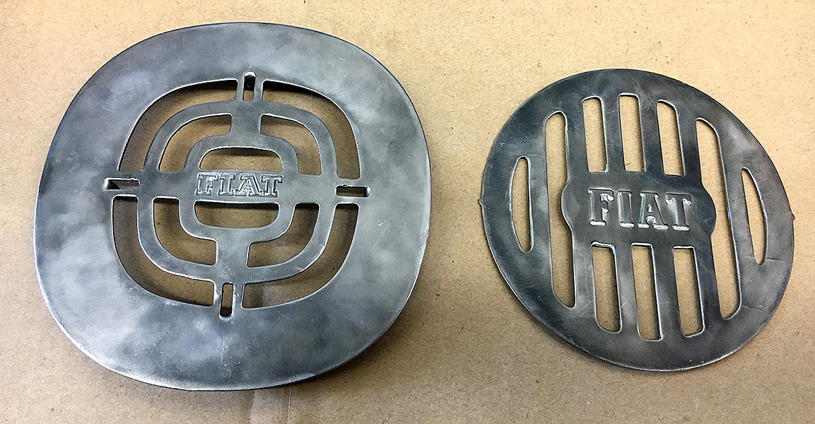 carchaeology FIAT shower drain covers, Renault Wrench, Craftsman right