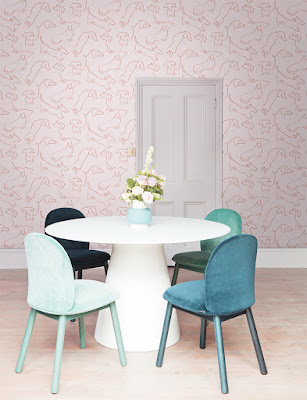 Graham-and-Brown-sausage-dog-design-wallpaper-in-pink-room-lifestyle-shot