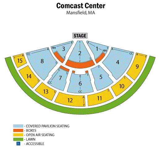 Comcast Center Maryland Seating Chart