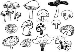 mushroom mushrooms sketches trippy drawing drawings sketch doodle coloring pages doodles hugging easy simple rogers google casserole template lilla sketching