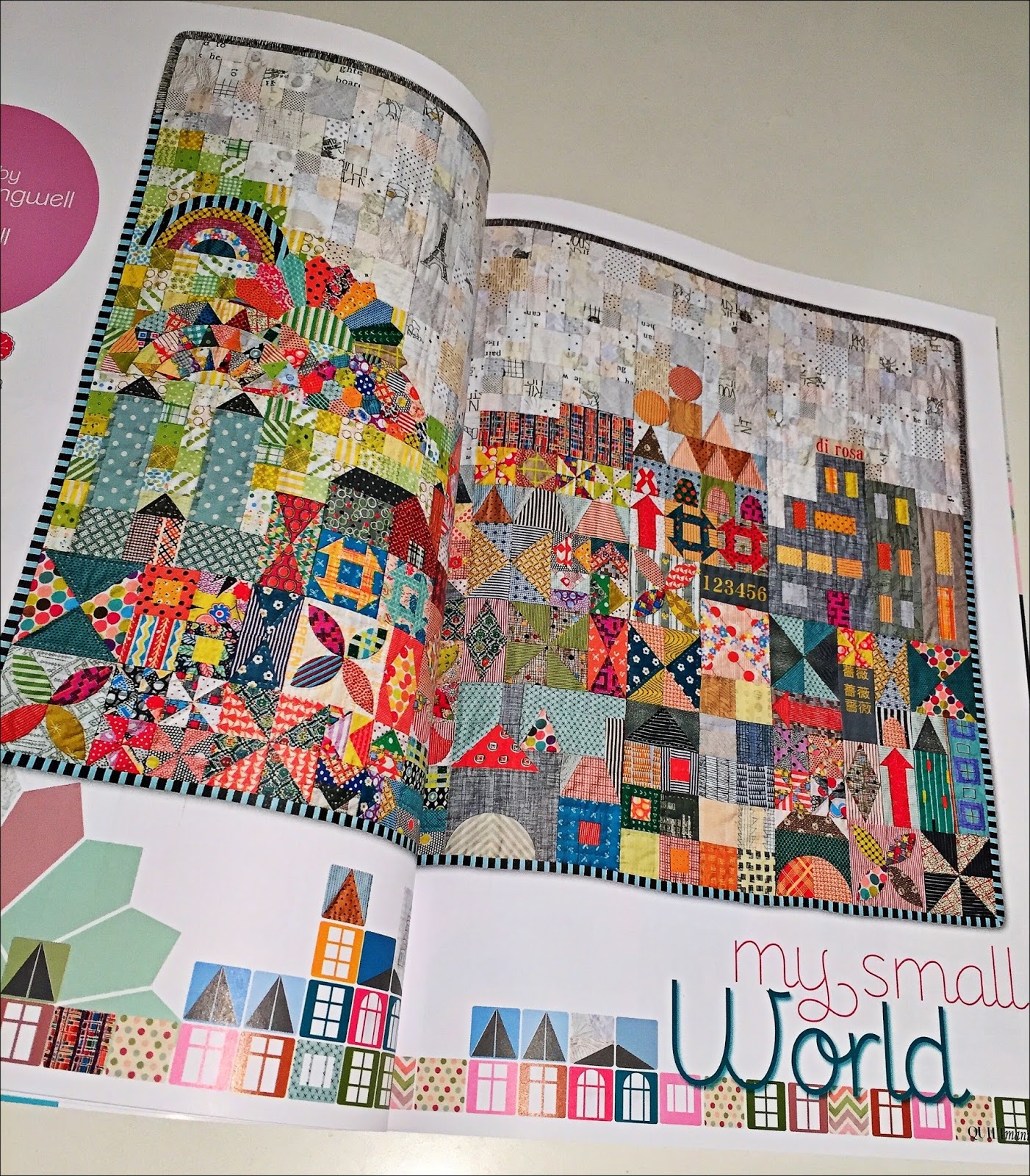 Snippets 'n' Scraps: My Small World Quilt