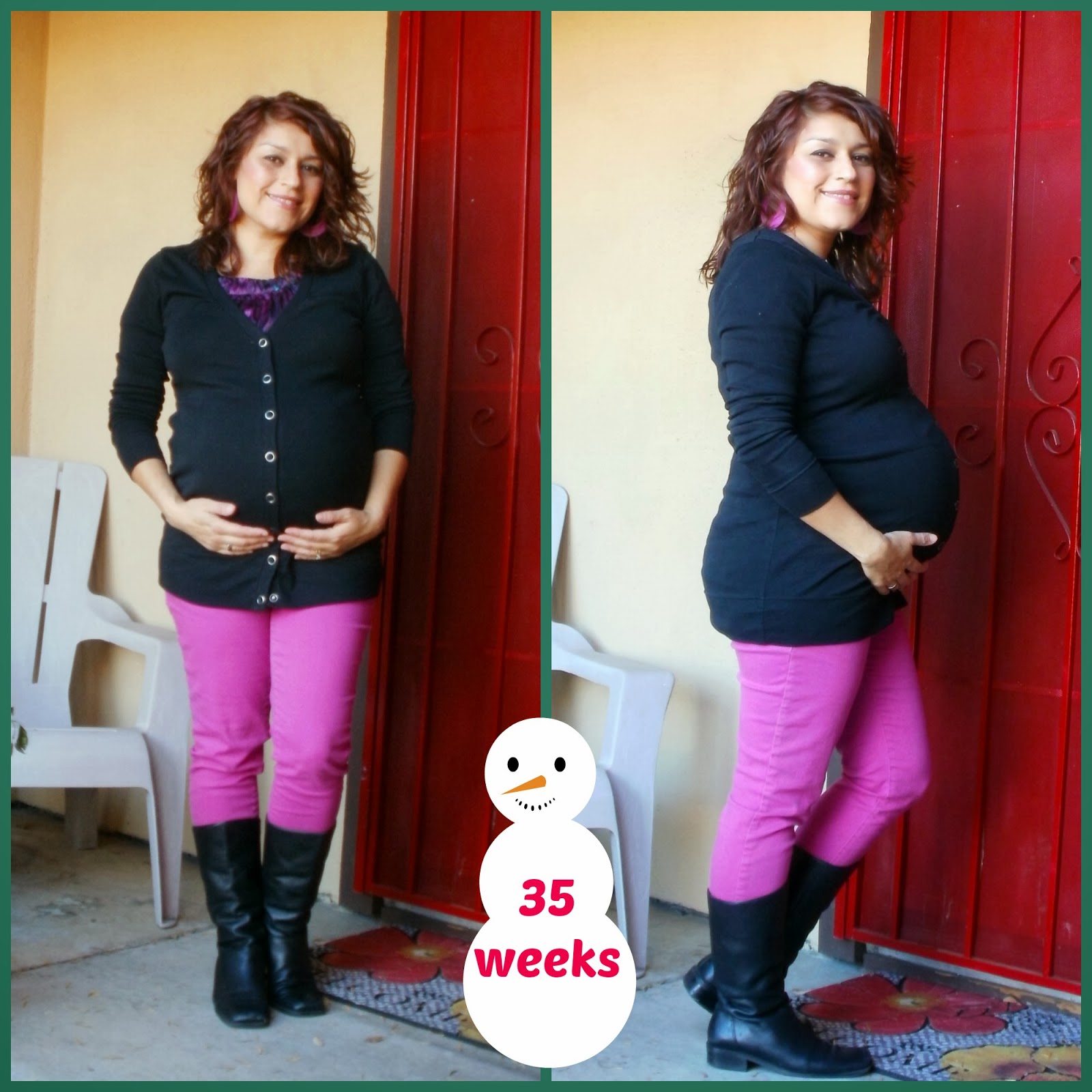 35 weeks, cheap maternity, thrifted maternity