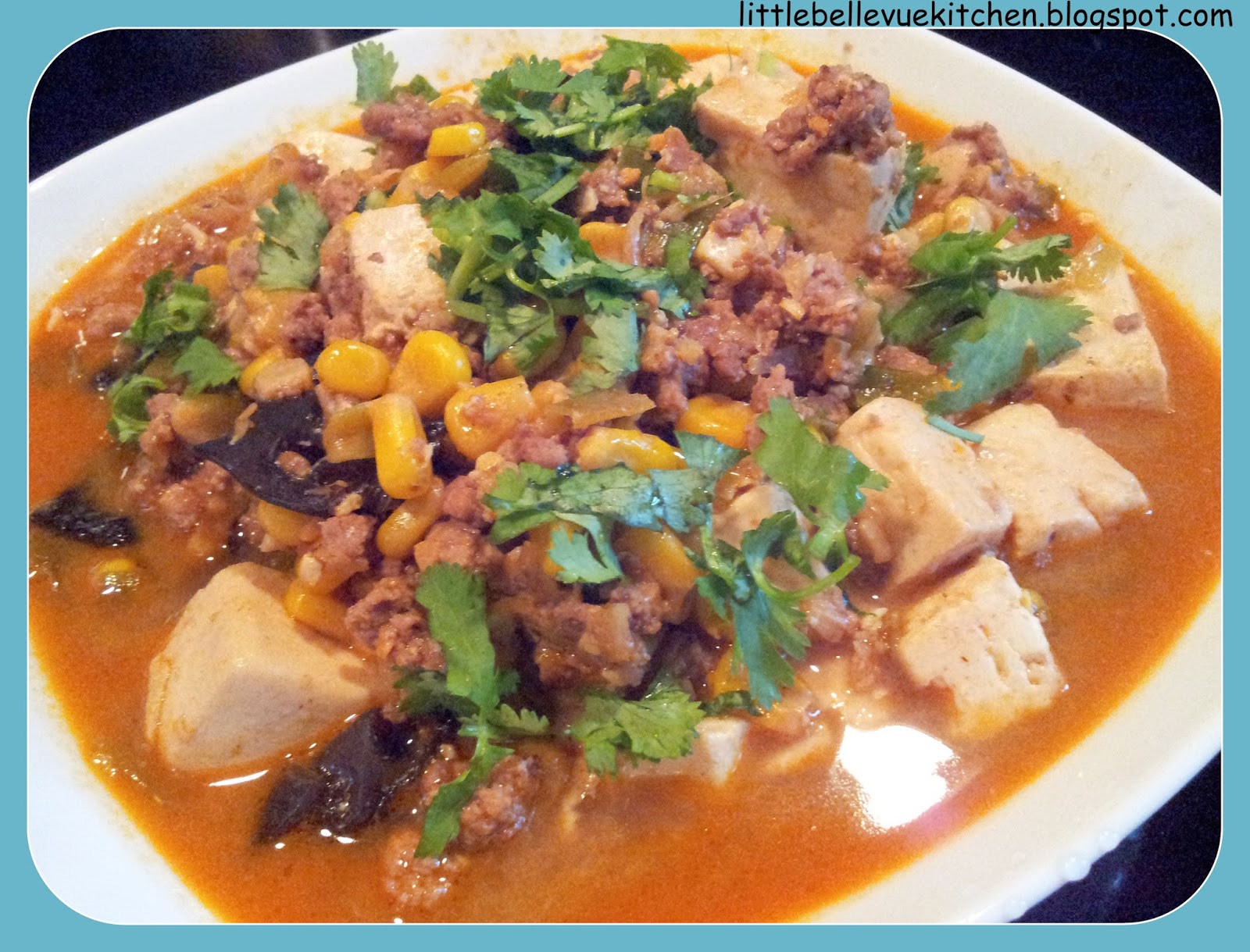 Little Bellevue Kitchen Braised Tofu with Korean Bean Paste