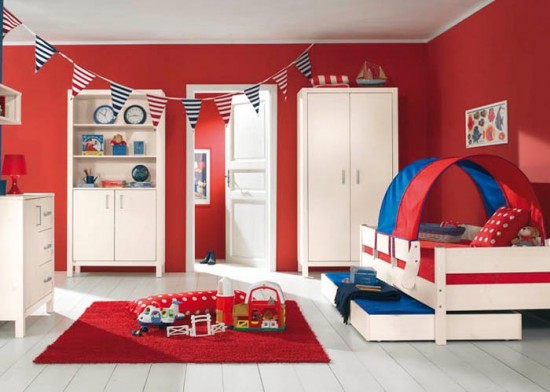 Red Boys Bedroom Ideas