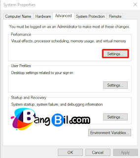 Pilih Settings... Pilih Settings...