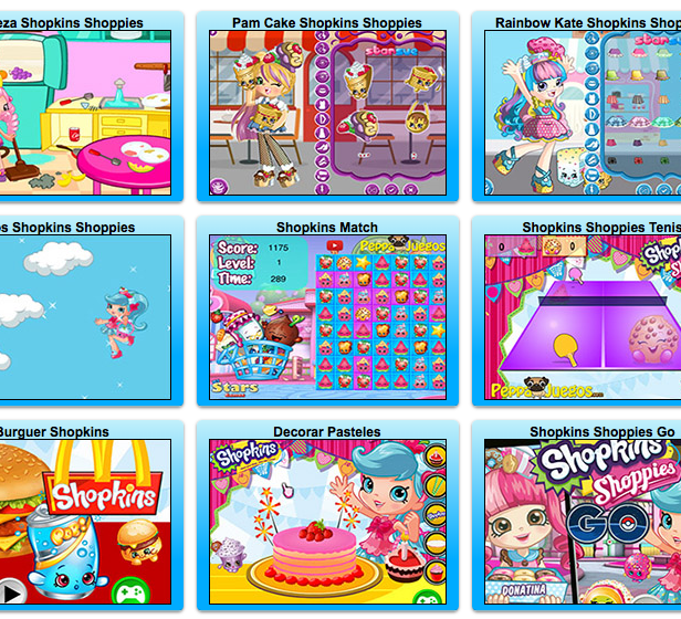 shopkins juegos