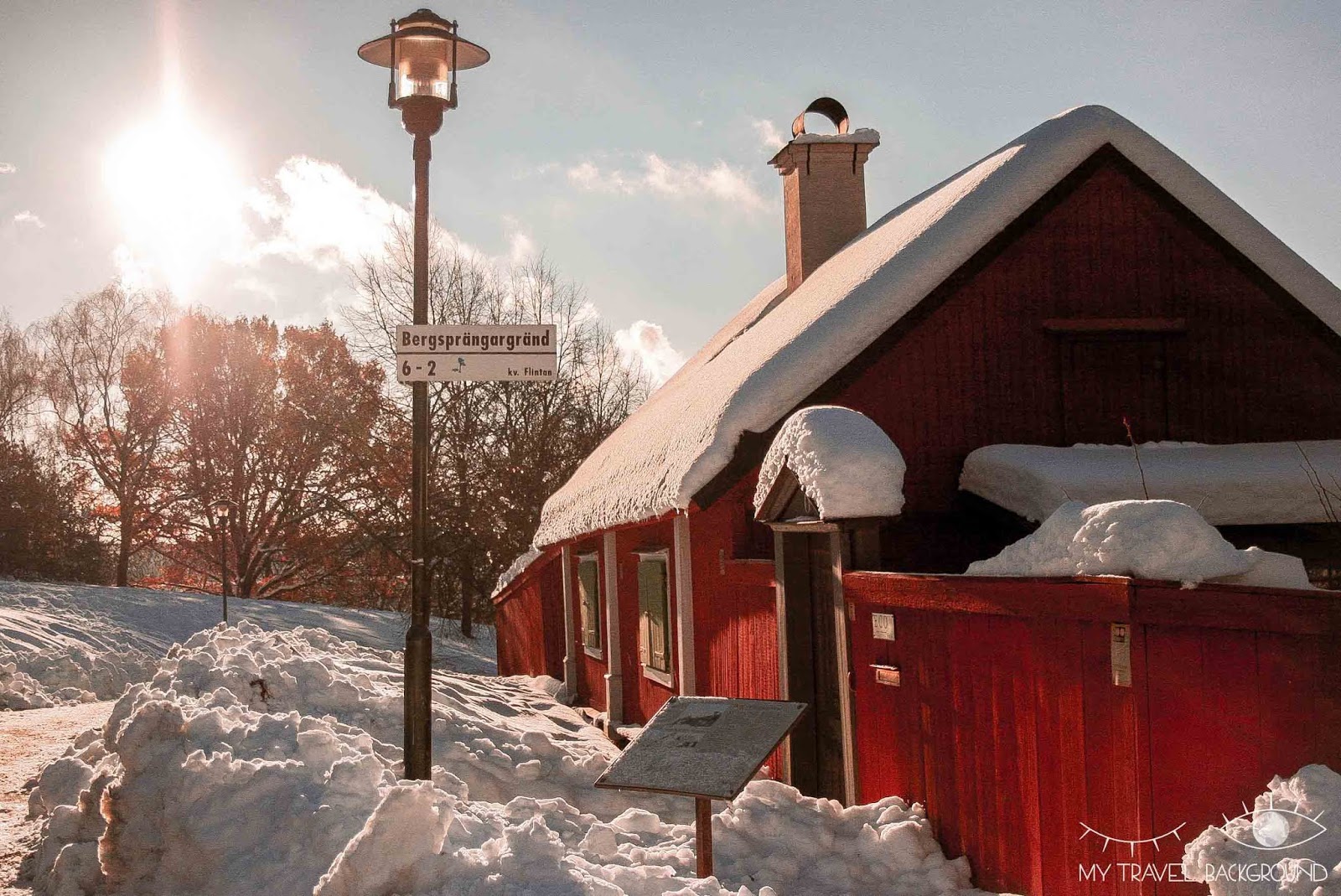 My Travel Background : photographier Stockholm : où trouver les plus belles vues ?  - Maisons rouges traditionnelles