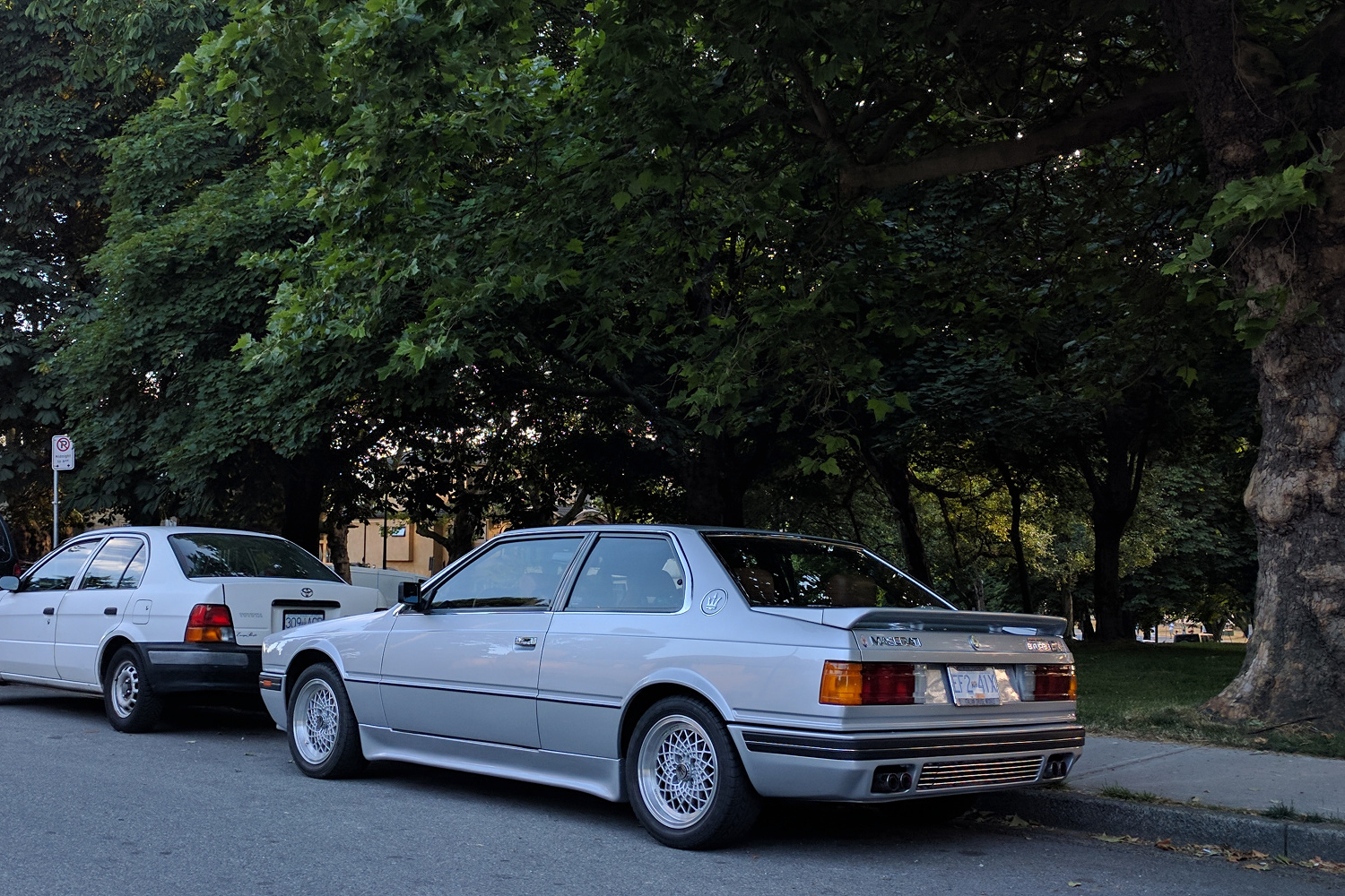 Old Parked Cars Vancouver: 1985 Maserati Biturbo E
