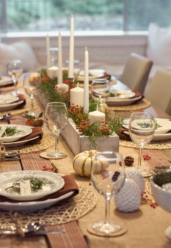 Rustic Thanksgiving Centerpiece : Holidays how to create simple centerpieces for your