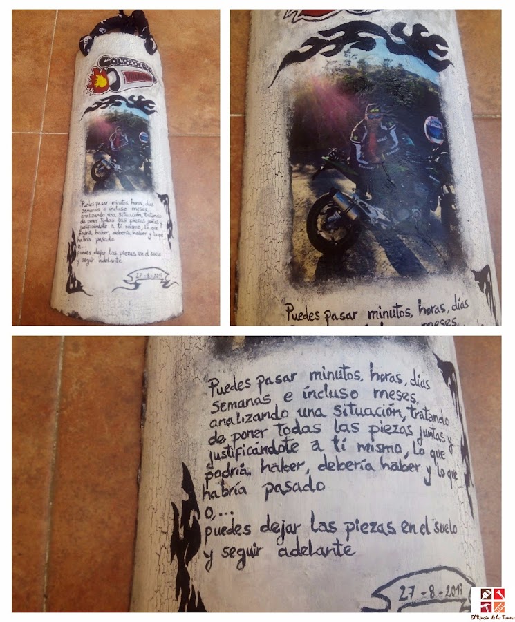 teja craquelada y con transfer