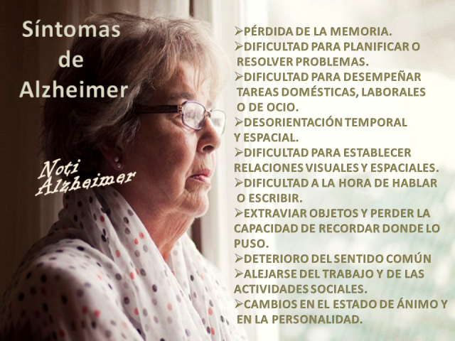 Síntomas de Alzheimer