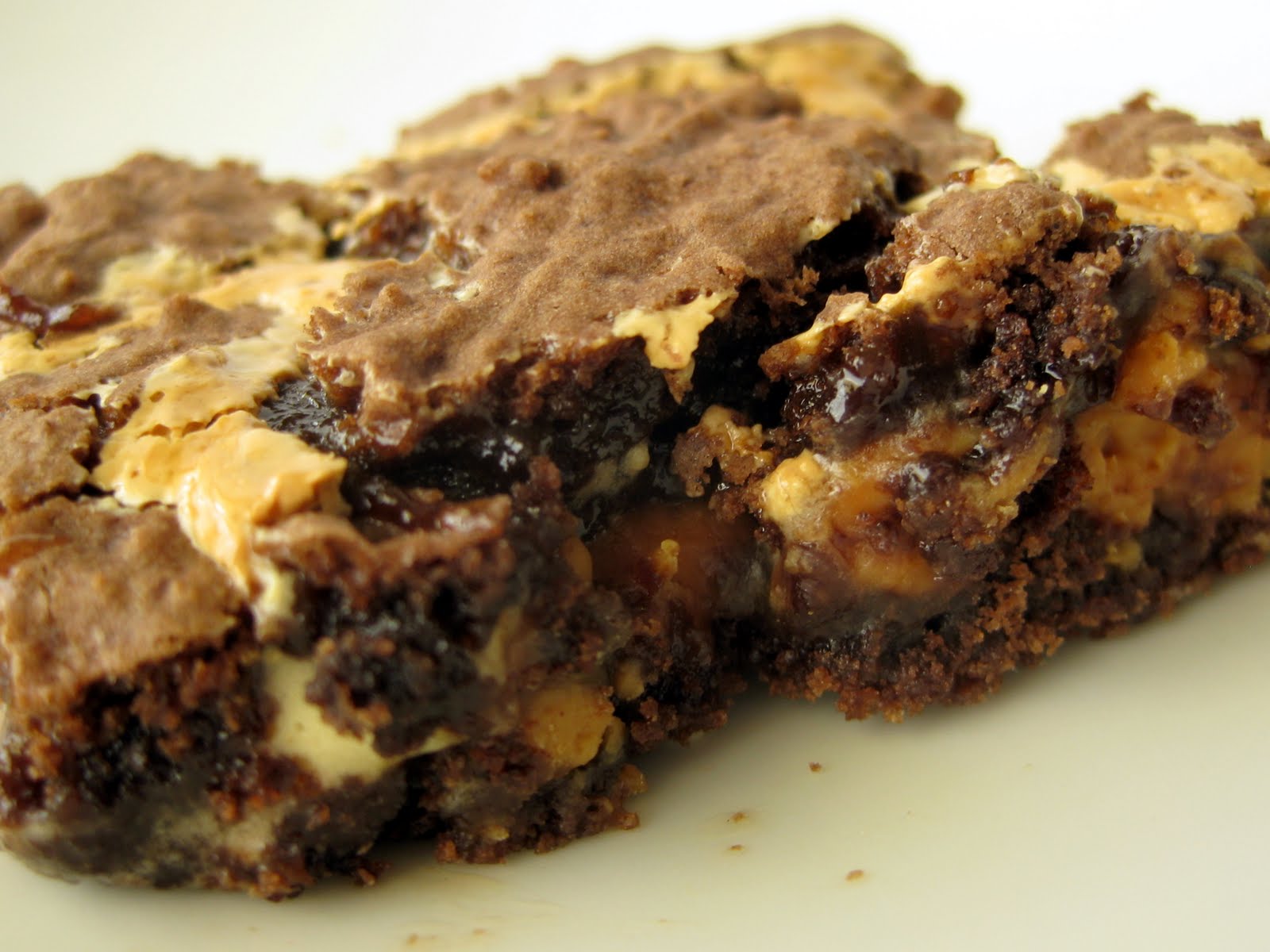 In the Long kitchen Ooey Gooey Peanut ButterChocolate Brownies