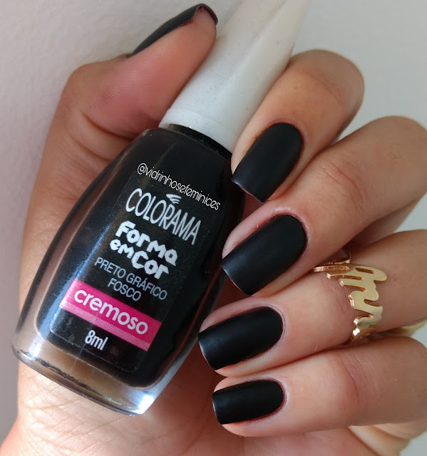 Preto gráfico fosco colorama Preto gráfico fosco colorama