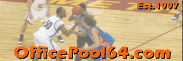 OfficePool64 - Men's Basketball Office Pool Bracket Contest