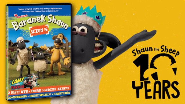 Wygraj DVD „Baranek Shaun. Sezon 5” Konkurs