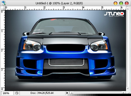 Photoshop Tutorial - How To Paint A Car trick step by step - step 1
