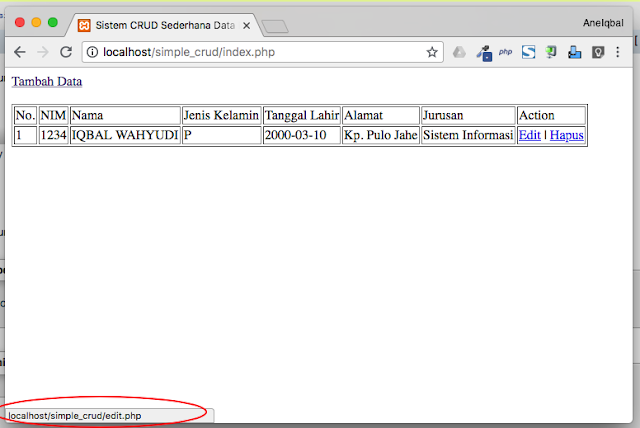 cara membuat crud dengan php dan mysql untuk pemula cara membuat crud dengan php dan mysql untuk pemula