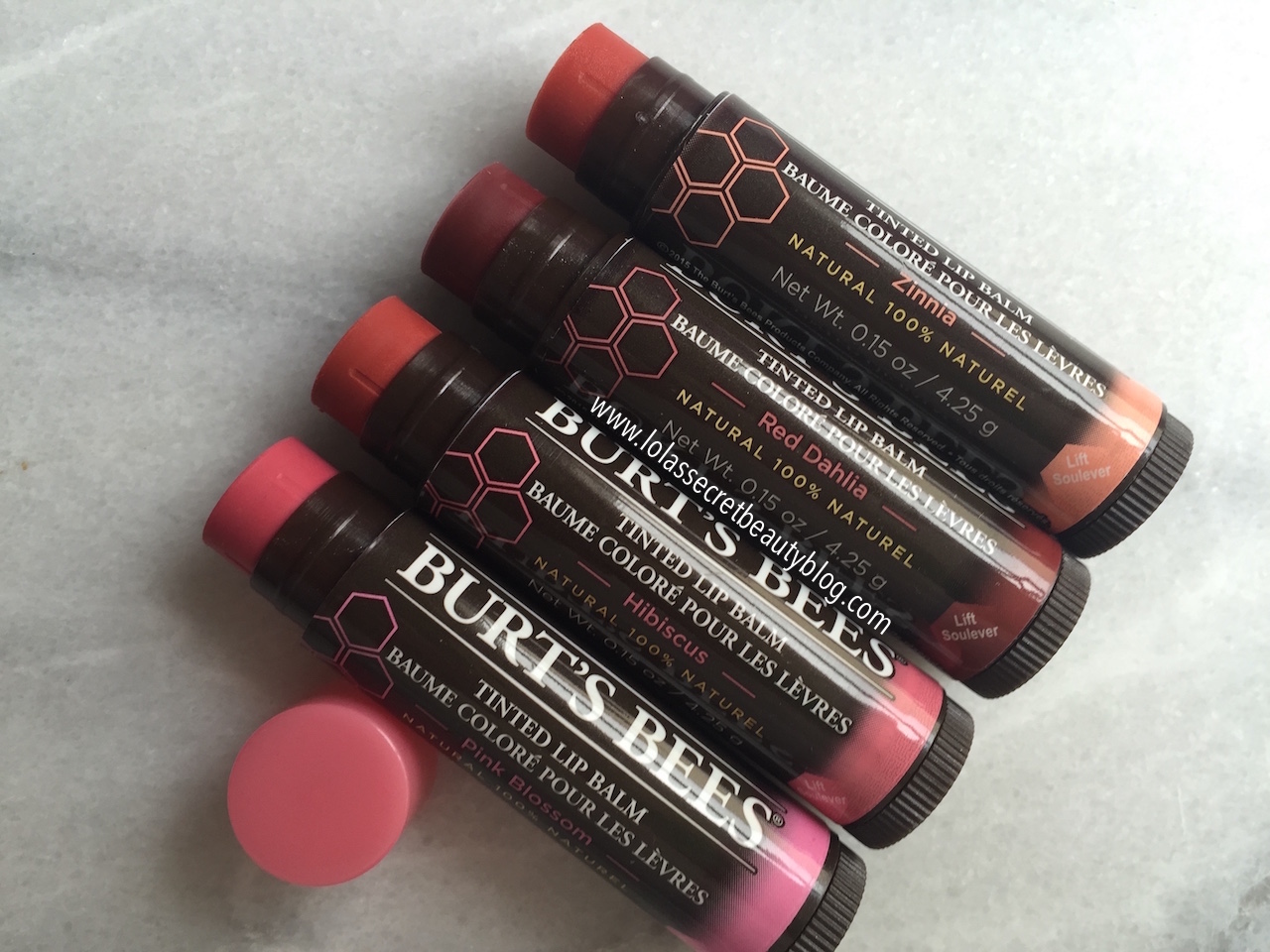 lola's secret beauty blog Burt's Bees Tinted Lip Balm in Pink Blossom