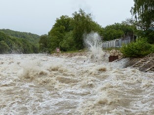 foto di inondazione fiume
