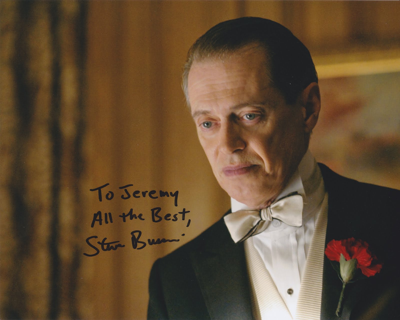 the autograph boss steve buscemi through the mail ttm autograph