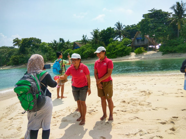 welcome drink from Pangkil Island welcome drink from Pangkil Island