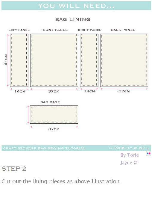 Organizer Bag Sewing Tutorial