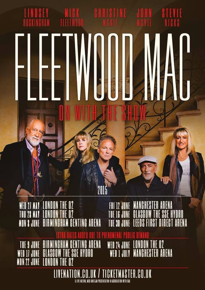 Fleetwood Mac News Fleetwood Mac Add Second Manchester Date To UK Tour