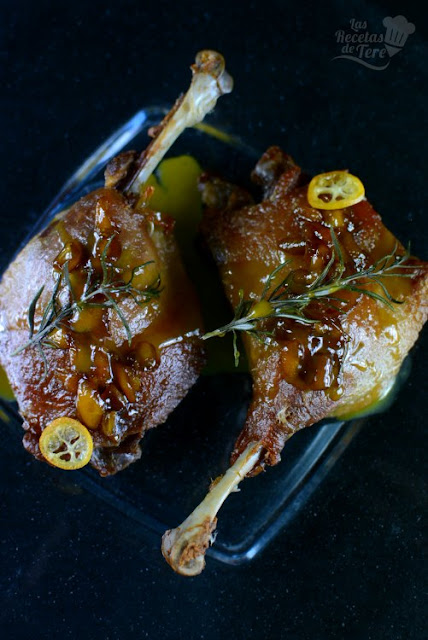Confit de pato a la reducción de kumquat tererecetas 02 Confit de pato a la reducción de kumquat 02