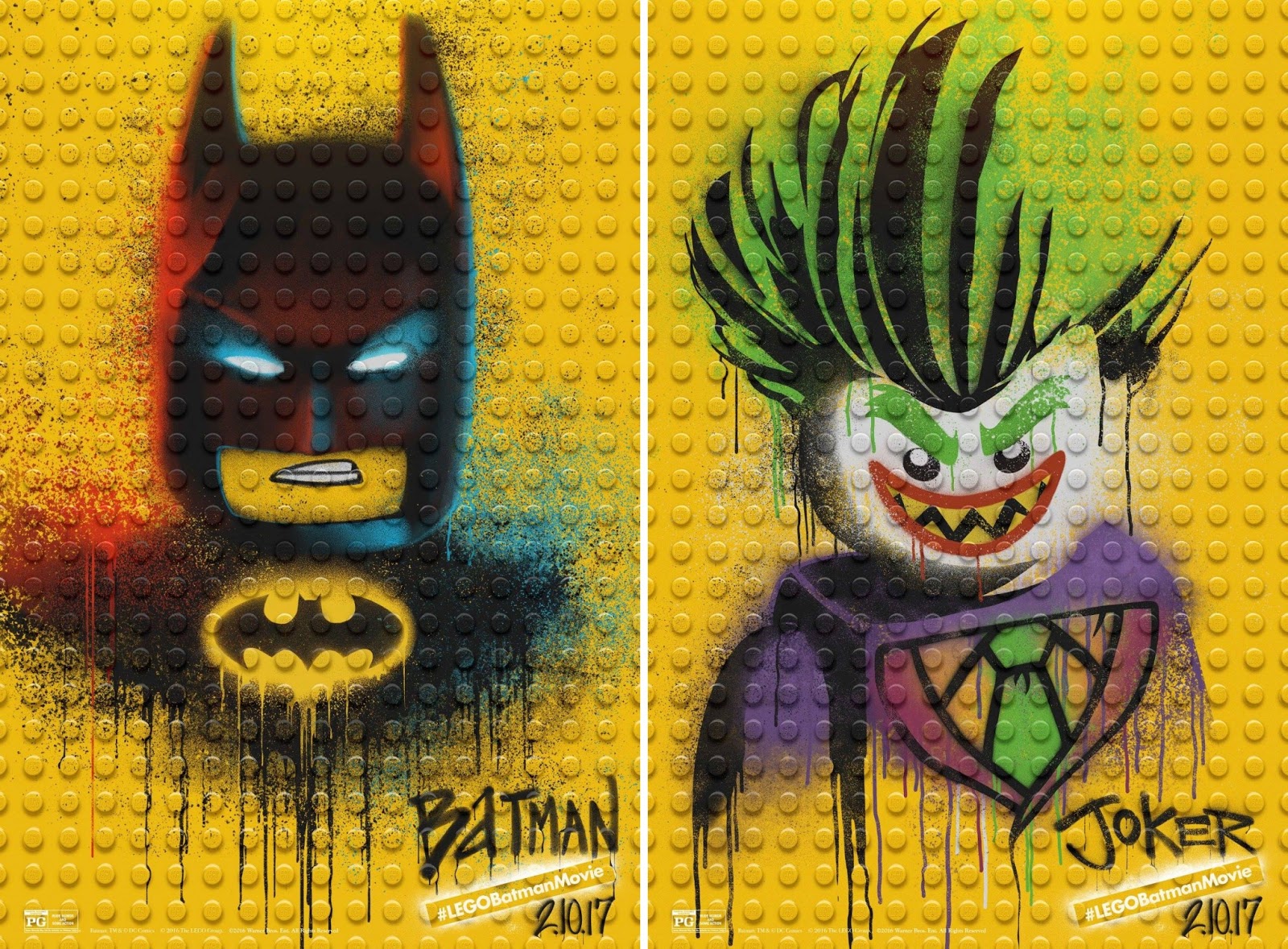 The Blot Says...: The LEGO Batman Movie Graffiti Character Movie Poster Set