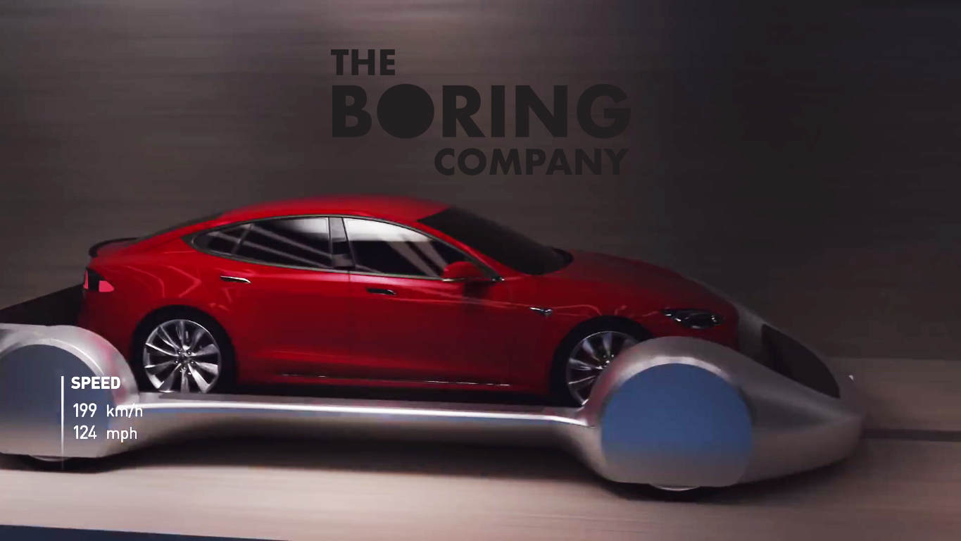 The Boring Company S Car Elevator The Boring Company S Car Elevator